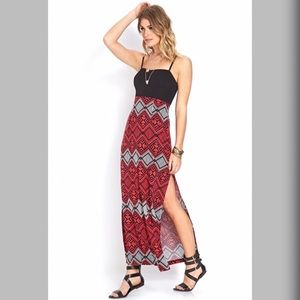 Forever 21 Aztec maxi dress